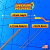 FlexiSnake Drain Weasel Hair Clog Tool Starter Kit for Drain