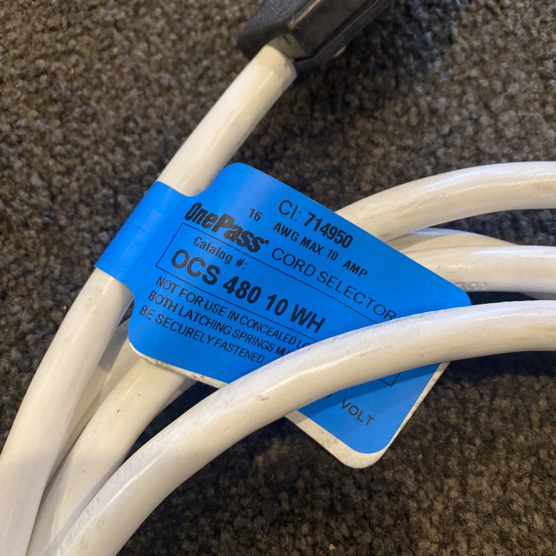 Lithonia Lighting OCS 480 10 Wh Circuit Selector Onepassocs 480V