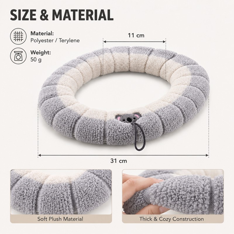 Warm Toilet Seat Cover for Bathroom Comfort – Soft Washable