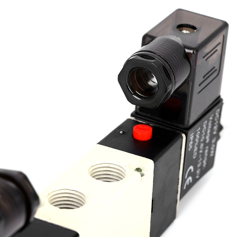 DC 12V BSP 1/4 Normally Closed 3 Position 5 Way