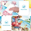 Yoyuspy Flamingo Summer Kitchen Mats Set of 3 Non Slip