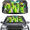 GENANY Pickle Family Windshield Sun Shade for Car SUV Truck