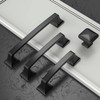 Asidrama 10 Pack 5 Inch(128mm) Kitchen Cabinet Handles, Matte Black