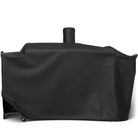 SHINESTAR Grill Cover for Pit Boss KC Combo Platinum Series Grill, Heavy Duty Waterproof BBQ Cover, Thickened Material & Fade Resistant, All Weather Protection, Black