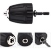 Drill Chuck, 3/8-24UNF 0.8-10 mm Keyless Drill Chuck Screwdriver Bit