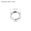 PATIKIL 30-Pack M8 x 0.75 Steel Hex Nut Metric Thread
