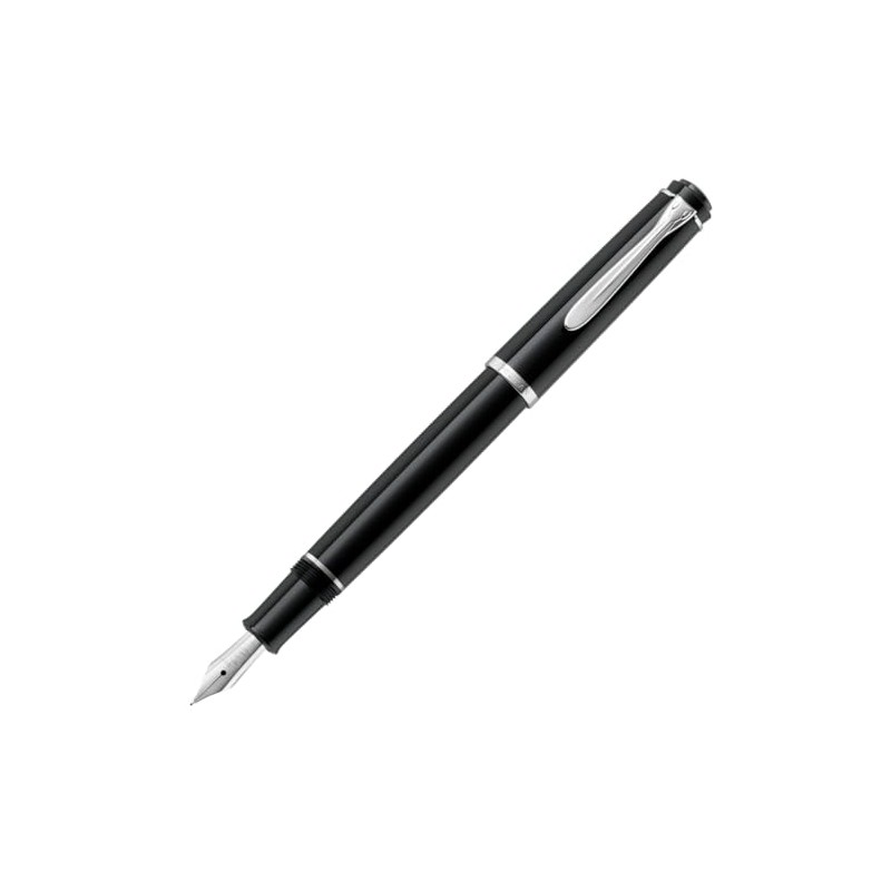 Pelican Fountain Pen, Medium, Medium Point, Black, Classic P205