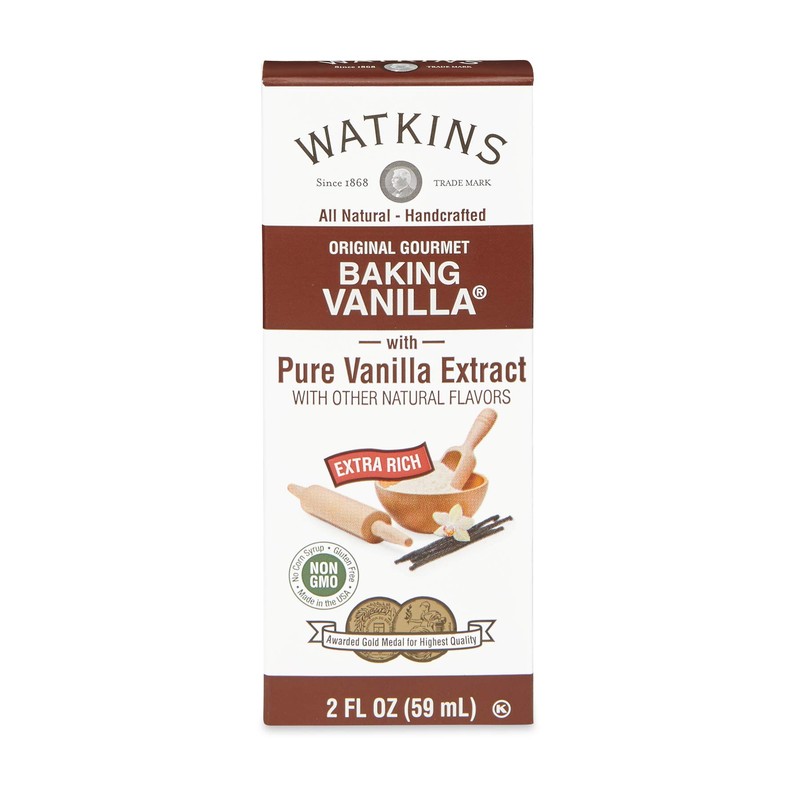 Watkins All Natural Original Gourmet Baking Vanilla with Pure Extract,