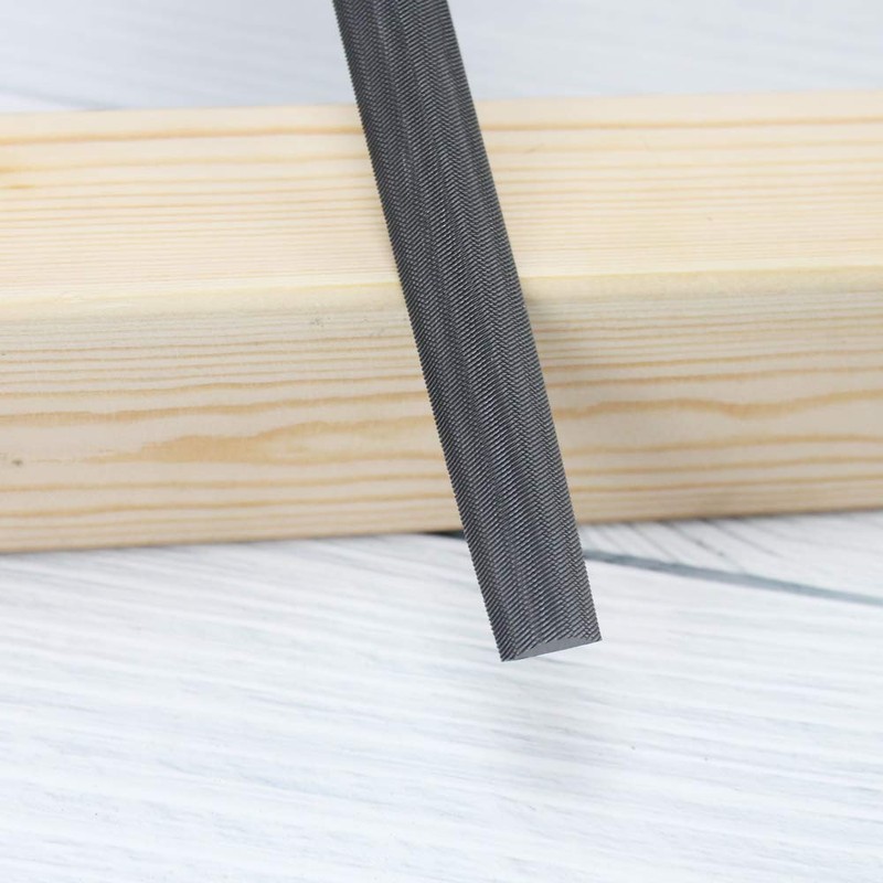 KALIM Half Round Medium Cut File, Double Cut Teeth, 6''