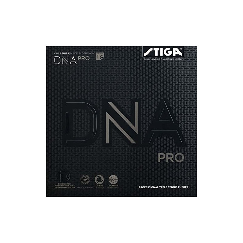 STIGA 1712010121 Table Tennis Rubber, Tension Type, Soft Backing, DNA