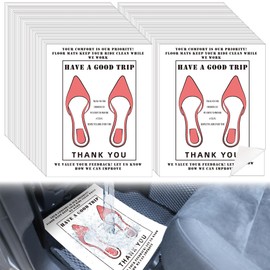 100 PCS Kraft Paper Floor Mats for Car, AHIER 20" H x 16" W Disposable Waterproof Vehicle Paper Mats for Car Detailing, Temporary Automotive Floor Pads Covers Protector