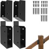 IRENPORU 4PCS 30° Stair 2”x 4” Stainless Steel Deck Railing