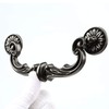 MuDuJia 4-Pack 6" Hole Center Large Drop-Down Bail Dresser Pull