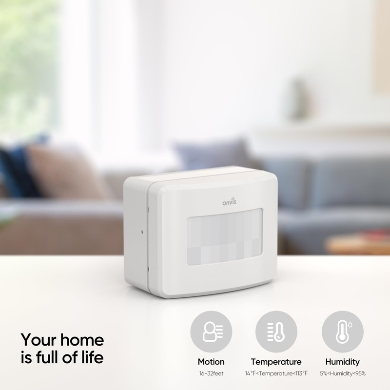 Onvis Motion Sensor for Apple HomeKit, PIR Motion Detector with