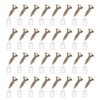 sourcing map 100Pcs 5.9x8.5mm Plastic Hinge Dowel Inserts with M4