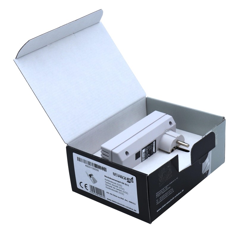 Schabus GX-D11 Sockets CO2 Traffic Light with Internal NDIR Sensor