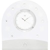 Wedgwood aB1053371 Psyche Clear Clock Table Clock, Interior Goods, Wedding