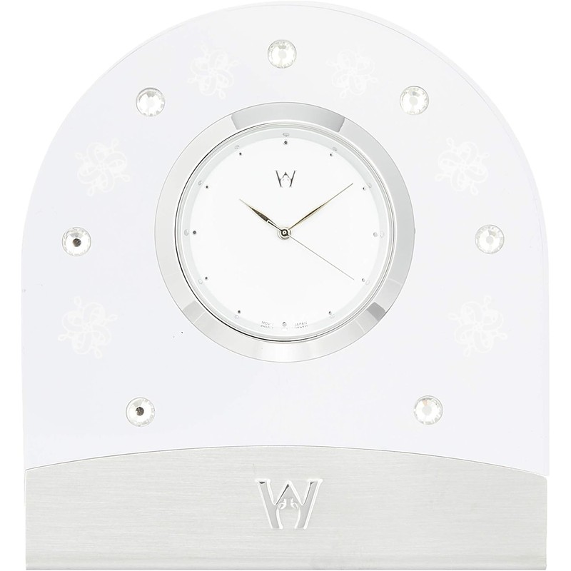 Wedgwood aB1053371 Psyche Clear Clock Table Clock, Interior Goods, Wedding