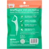 Plukers Micro Mint refresca el aliento, dental Flossers menta 90