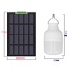 Solar Light Bulbs Monocrystalline Silicone Portable Rechargeable Solar Powered LED
