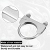 QUARKZMAN 57 mm Exhaust Pipe Mounting Clamp for Car Exhaust