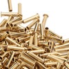 500Pcs Hollow Rivet Brass Decorative Through Hole Excellent Corrosion Resistance
