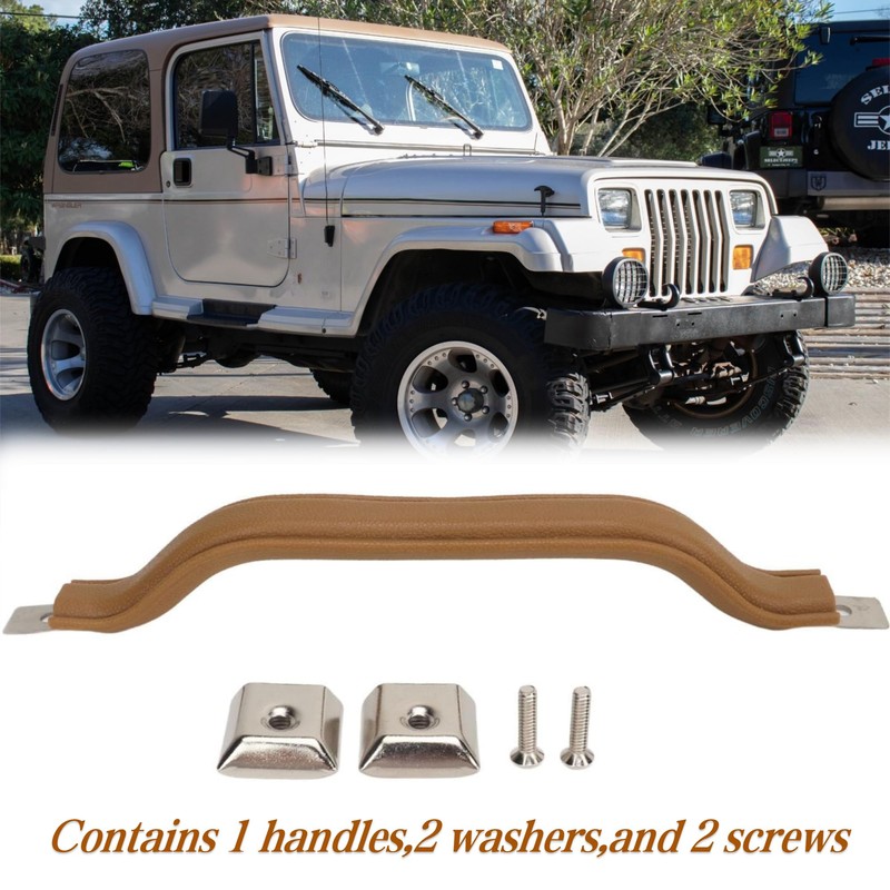 FCBJX Interior Door Handle Pull Strap for Jeep Wrangler YJ