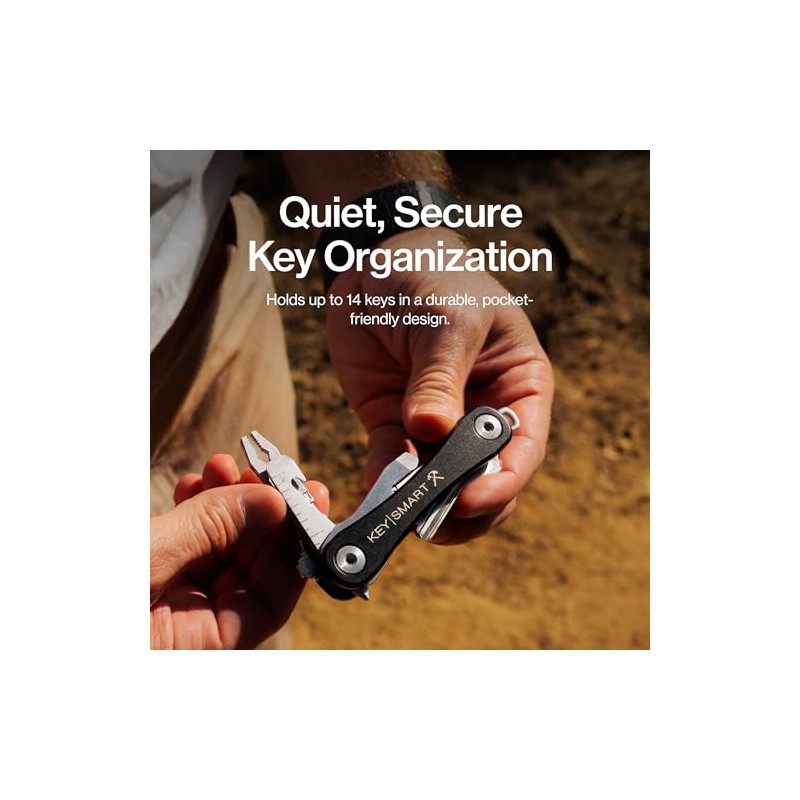KeySmart Rugged Multitool Key Holder with Bottle Opener