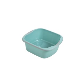 Addis Premium Soft Grip Large Rectangular Washing Up Bowl, 9.5 litre, Sea Mist