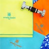 Songwol Microfiber Sports Towel AB Basic Fluorescent Long Towel 31x100cm Lime Green/None/None 5ea