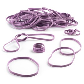 PlasticMill Rubber Bands - #33 Size - Argyle Purple Rubberbands - 1LB/500 Count