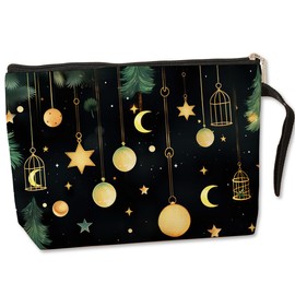 Night Sky Cosmetic Bag for Women Her Girlfriend Lady Coworker Sister Student Pouches for Organization Portable Toiletry Bag Christmas Birthday Gifts Space Stuff Makeup Bag Space Gifts Stars Gifts