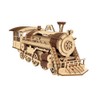 3D Wooden Puzzle Locomotive - Mechanical DIY Wooden Model, Nostalgic