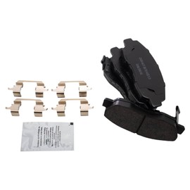 TRQ Front Brake Pads Ceramic Compatible with 1997-1999 Acura CL 1990-2002 Honda Accord 1996-2011 Civic 2010-2014 Insight