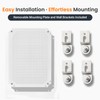 QILIPSU Waterproof Junction Box IP67 Outdoor Plastic Electrical Project Enclosure