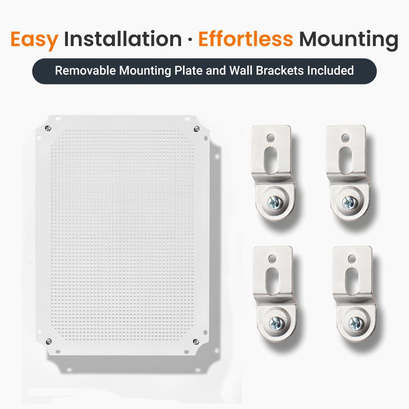 QILIPSU Waterproof Junction Box IP67 Outdoor Plastic Electrical Project Enclosure