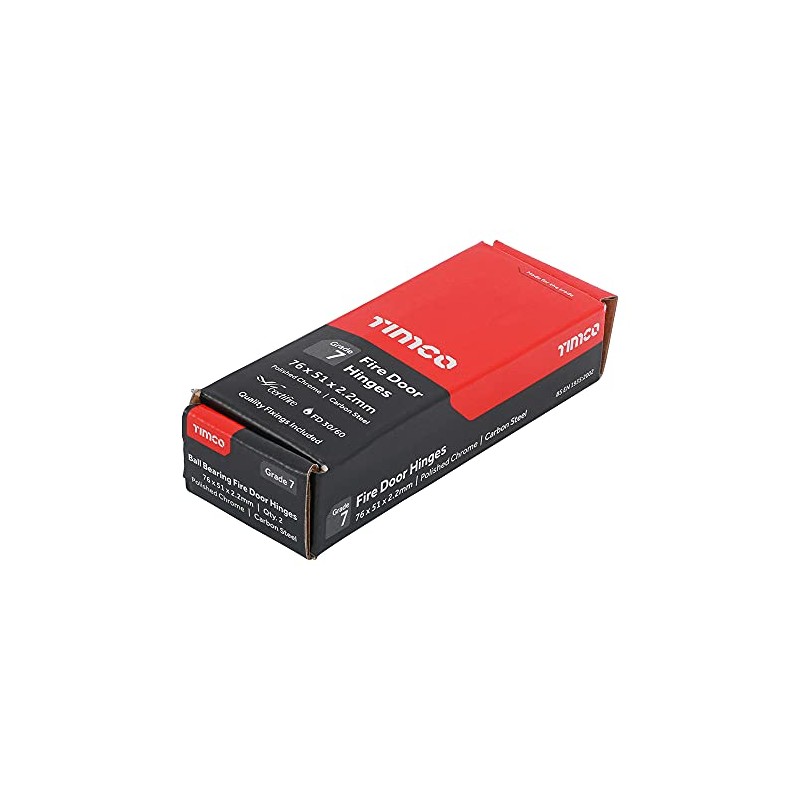 TIMCO Fire Door Hinge for Internal Residential Doors - Ball