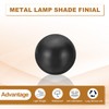 PATIKIL 25mm Lamp Shade Finial, 4 Pcs Lamp Finials Caps