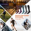 TikMox Calf Toe Socks, Five Finger Elastic Socks, Moisture-Wicking &