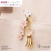 [3 carat] Peanuts Bag Key Clip Mini Snoopy and Cherry