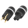 Monosaudio Pure Copper 24K GoldPlated Power Plug for Audio Power
