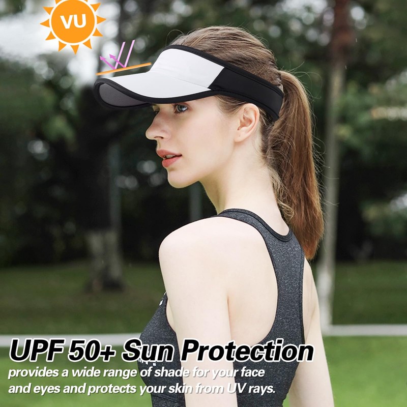 HH HOFNEN Sports Sun Visor Hats Men Women Foldable Brim