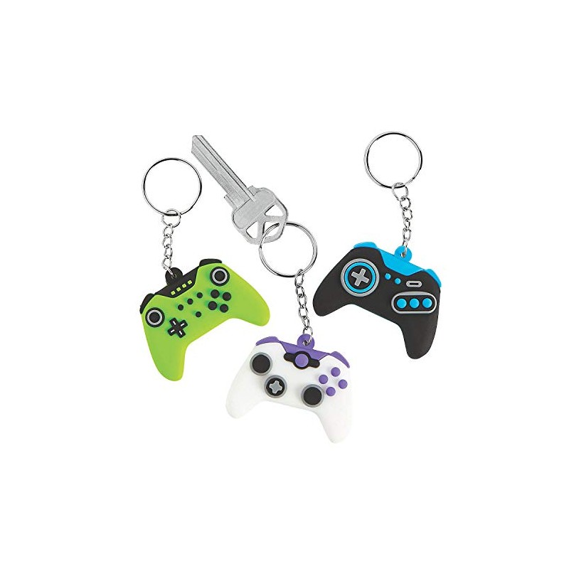 Gamer Keychains - Apparel Accessories - 12 Pieces