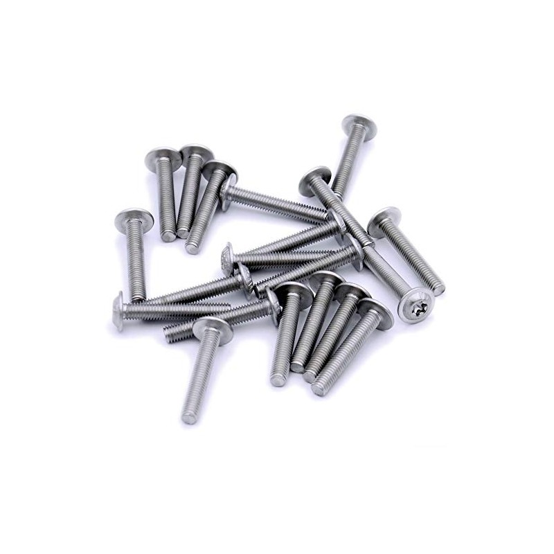 M6 (6mm x 25mm) Flanged TX Socket Button Machine Screw