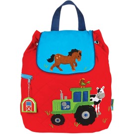 Stephen Joseph Children's Quilted Backpack - Red Farm, SJ100168B