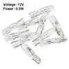 X AUTOHAUX 10pcs DC 12V T5 W1.2W LED Dashboard Light