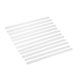 Oumij Cinta Antideslizante, Cinta de Agarre para escaleras, pisadas, Pisos, baño, bañeras, Piscina, Cinta de fricción Antideslizante para Interiores y Exteriores, 12 Unidades de Cinta Adhesiva