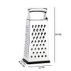 Manual Cheese Grater with 4 Cutting Blades