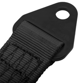 RASTP Limit Strap, Premium Quad Wrap Limit Strap Car Hauler Axle Straps Truck Wrecker Wheel Tie Down Strap with 10,000 Lb Webbing Strength (14 Inch, Black)
