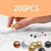200 Pieces Map Push Pins, Small Round Head Marking Pins,